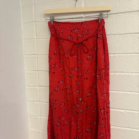 Free People Bijou skirt in cherry red - Picture 5 of 8